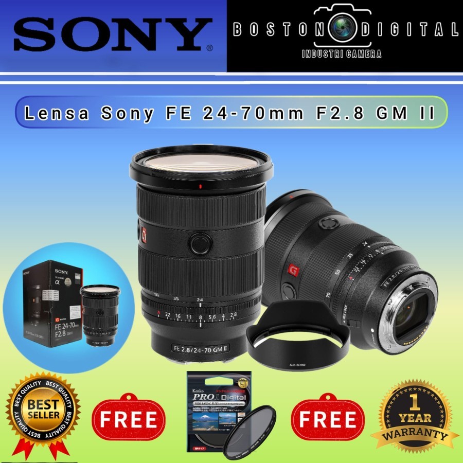 LENSA SONY FE 24-70MM F2.8 GM II / SONY FE 24-70MM F2.8 GM II