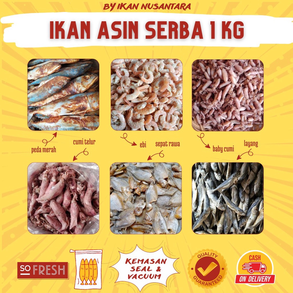 

MEN SALE COD IKAN ASIN 1 KILOGRAM TERMURAH IKAN ASIN MURAH IKAN ASIN IKAN KERING ASIN IKAN KERING IKAN PREMIUM