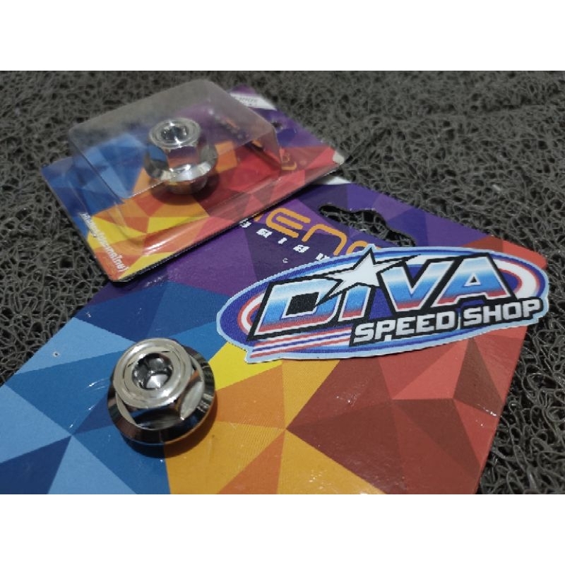 baut tutup oli gardan Mio sporty Mio smile Mio soul stainless heng model 2 kunci