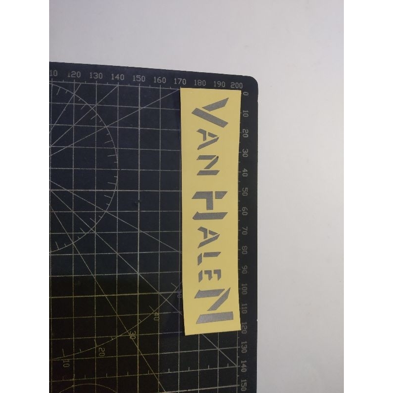 

cutting stiker van halen