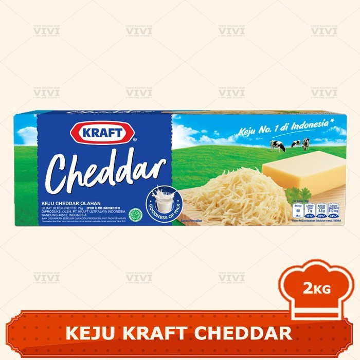 

KEJU KRAFT CHEDDAR 8x2kg - (PER DUS) Gosend Only!!!