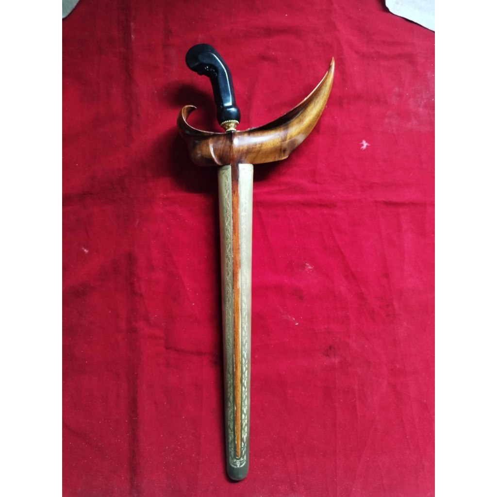 Keris Luk 11 Naga Siluman Kinatah Emas pamor Wos Wutah