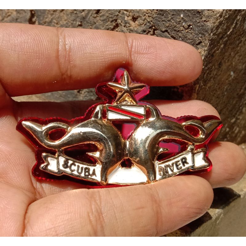 BREVET WING SCUBA DIVER BINTANG 1 dan BINTANG 2 dan SELAM POLRI