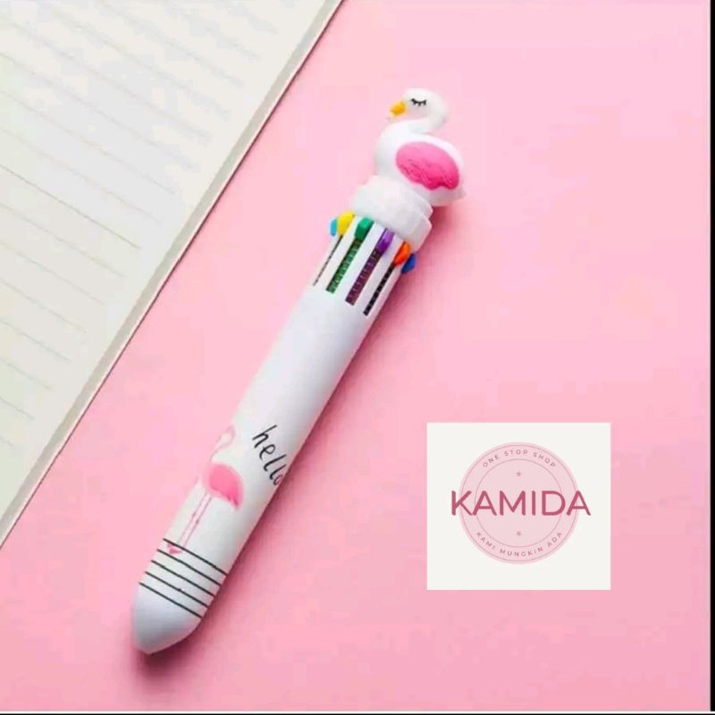 

KAMIDA STORE pulpen 10 warna karakter lucu bolpoin lucu