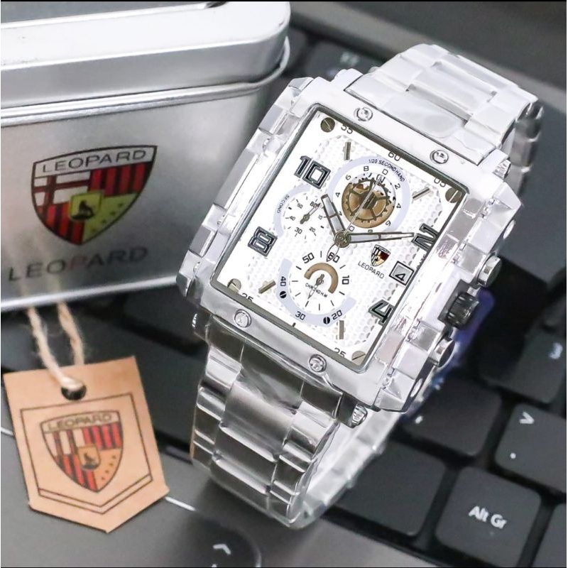 JAM TANGAN PRIA ELEGAN LEOOARD SL-219