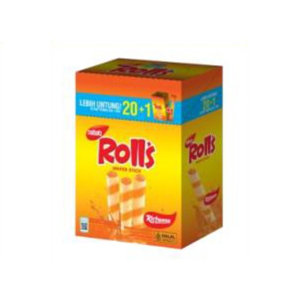 

Korzaln Nabati Rolls Wafer Stick 20 Richeese
