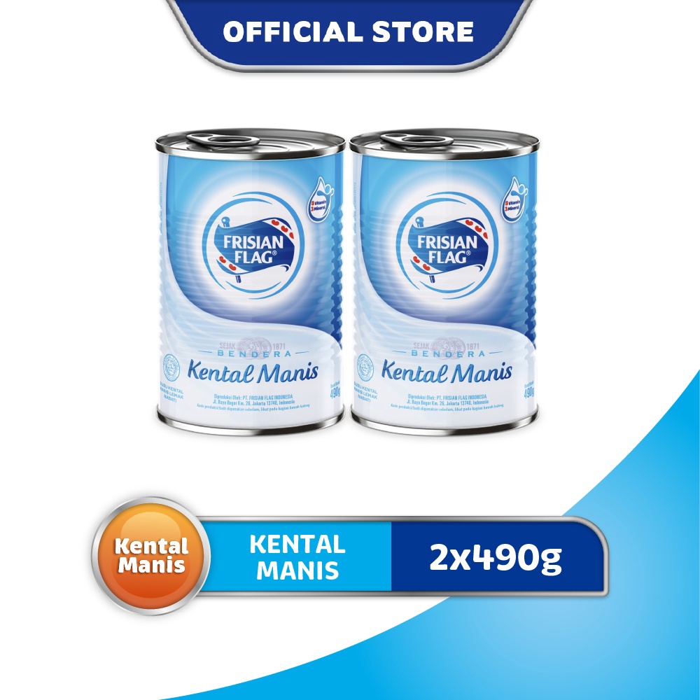 

Terbaik Frisian Flag Susu Kental Manis 2 x 49 gr murah