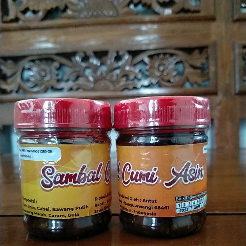 

sambal cumi asin antut