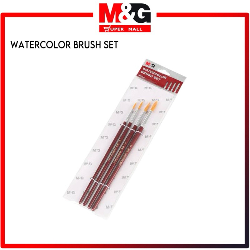 

M&G Water Color Paint Brush / M&G Kuas Lukis Set / Guoache Paint Brush