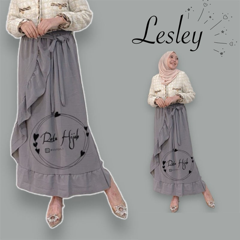LESLEY CRINKLE AIRFLOW PREMIUM SKIRT ROK REMPEL SLIT TALI