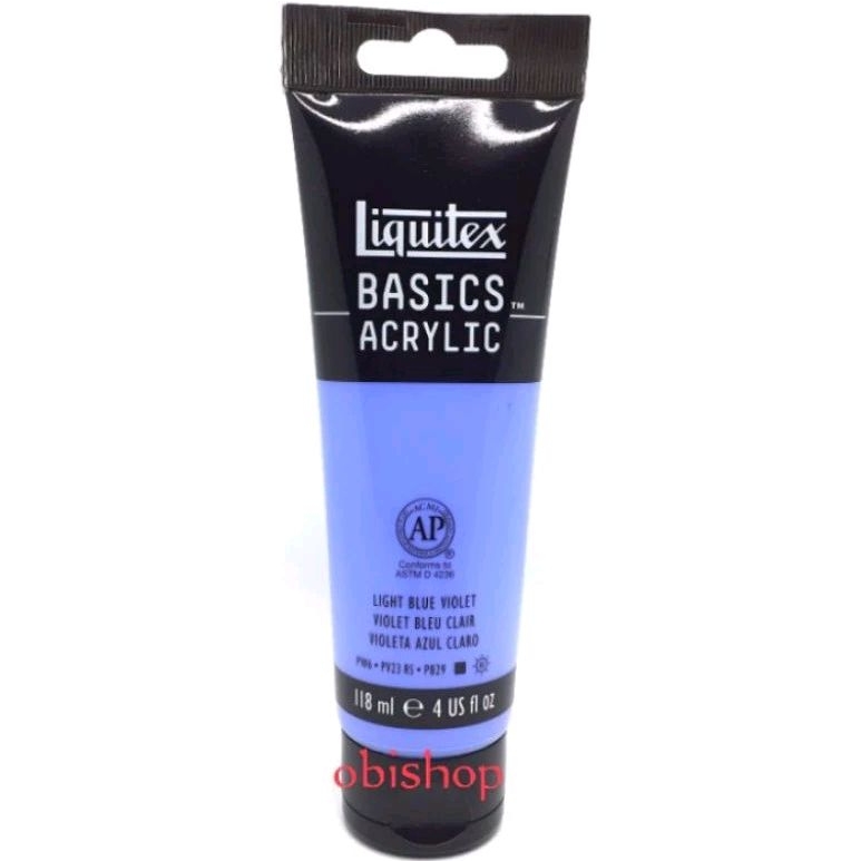 

Cat Akrilik Liquitex basics Acrylic Colour 118 ml Light Blue Violet
