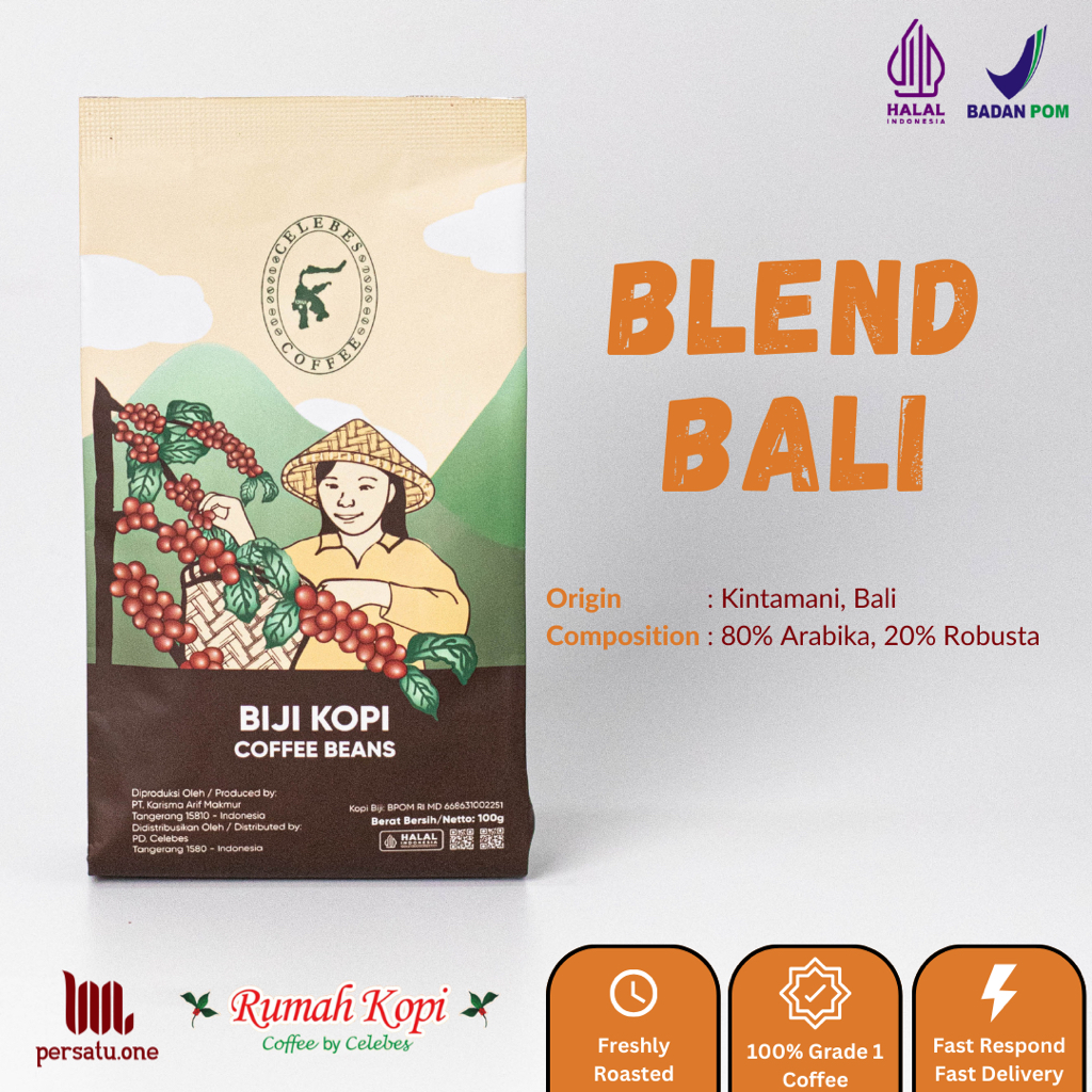 

[CELEBES COFFEE] Kopi Bali Bubuk/Biji/Espresso