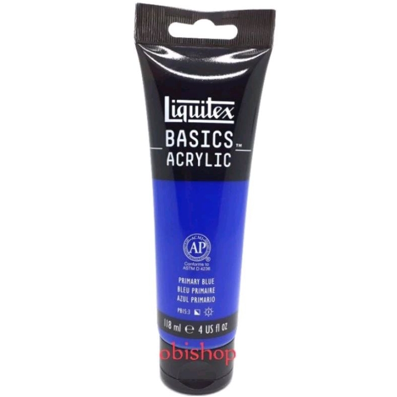 

Cat Akrilik Liquitex Basics Acrylic Colour 118 ml Primary Blue