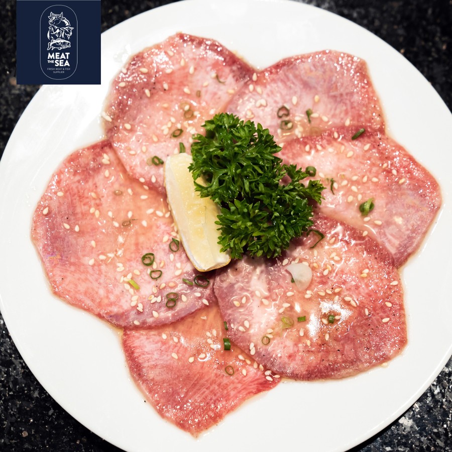 

Lidah Sapi Slice Tipis AUS ● Ox Tongue Sliced ● Gyutan