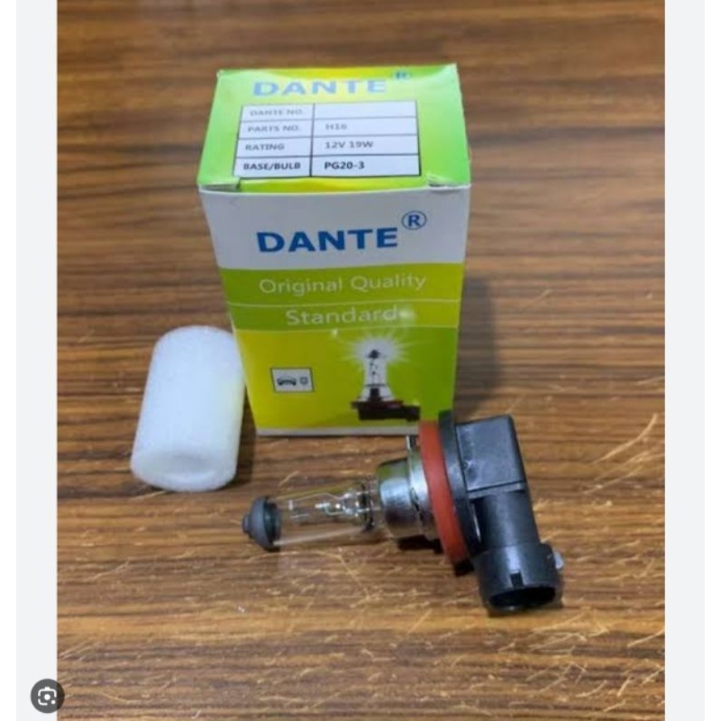 Bohlam lampu H16 12V 19W Dante Original