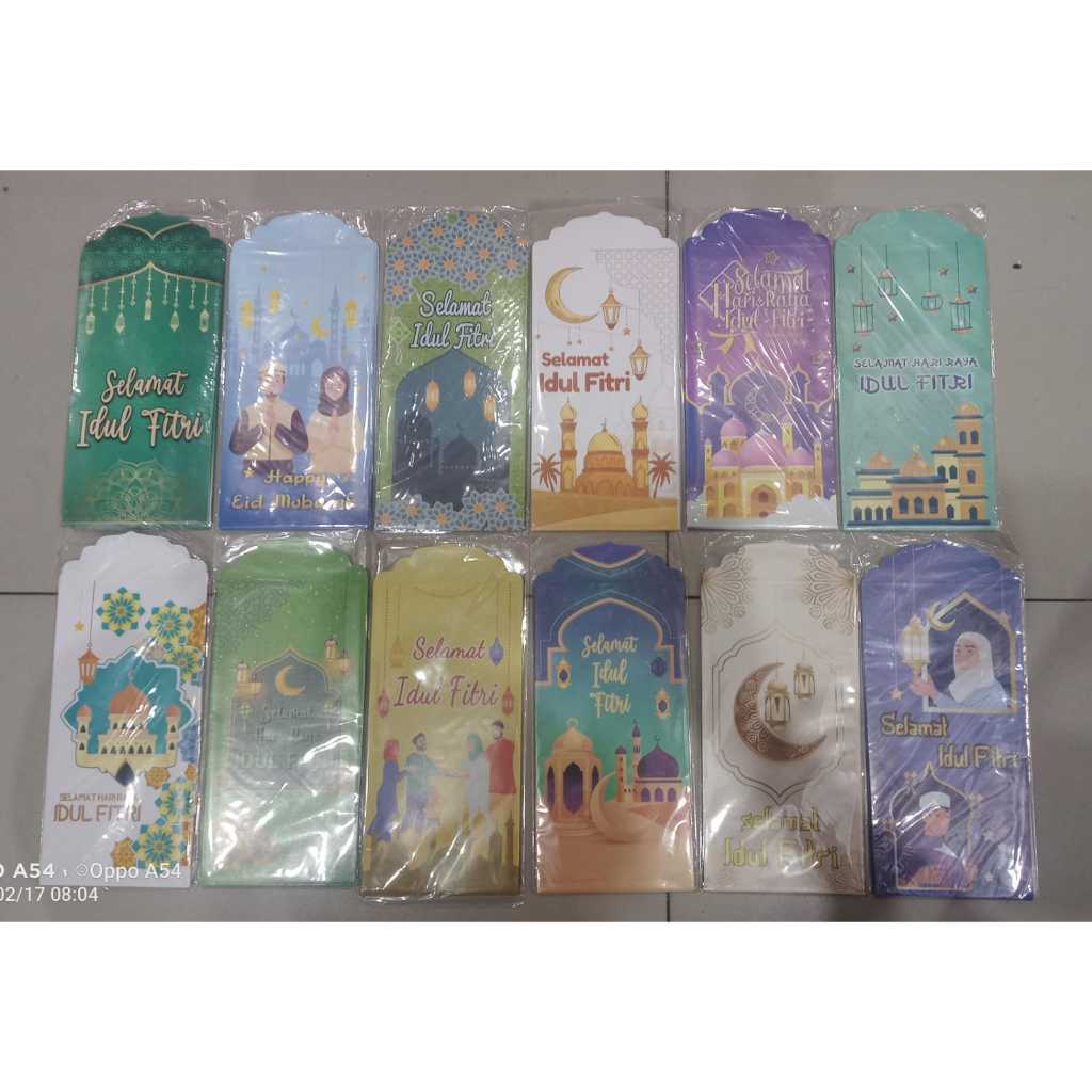 

Amplop Lebaran Panjang (L) /Angpao Lebaran Idul Fitri ( 8 pcs) 1 PACK