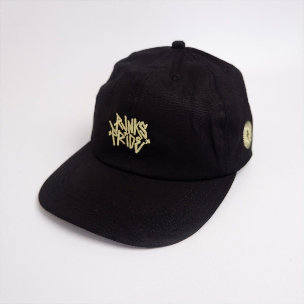 Runks Pride Topi caps 6 Panel Skulend Black