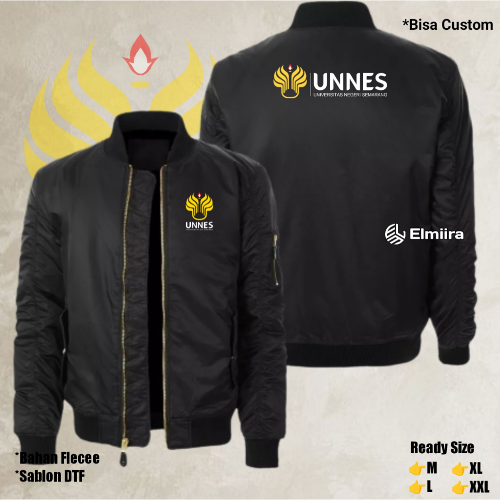 Jaket Universitas Negeri Semarang UNNES Jaket Bomber