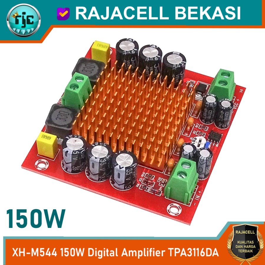 XH-M544 TPA3116DA Digital Audio Amplifier Class-D Single 150watt Ampli