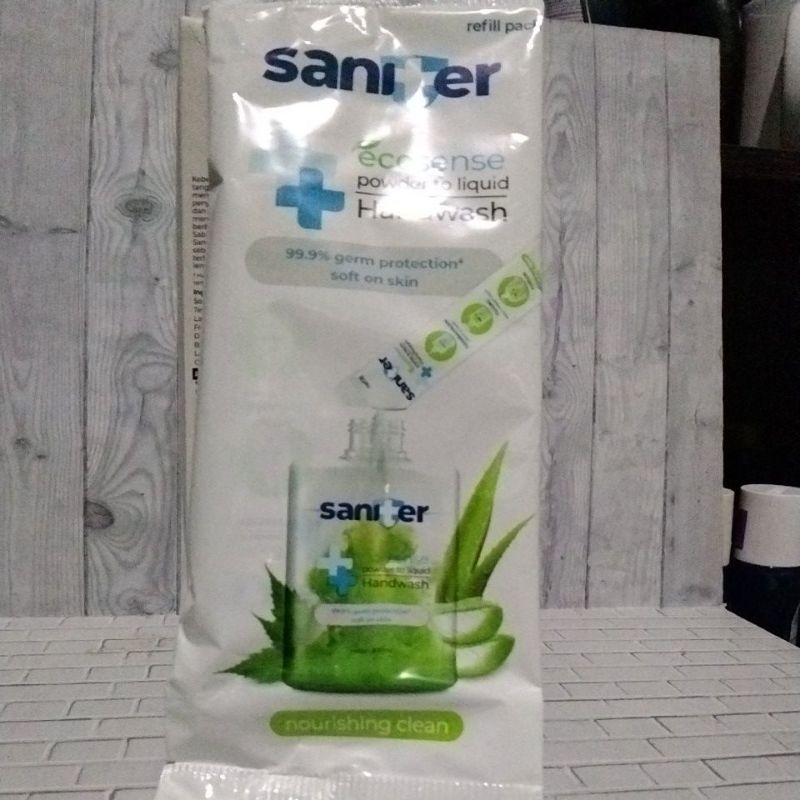 Sabun Cuci Tangan SANITER HandWash Powder To Liquid Refiill @9gr