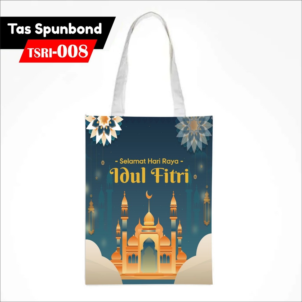 

Souvenir Tas Spundbond Lebaran Idul Fitri Cetak Full Printing / Goodie Bag Lebaran / Tas Hampers Lebaran Idul Fitri / Tas Parcel Lebaran