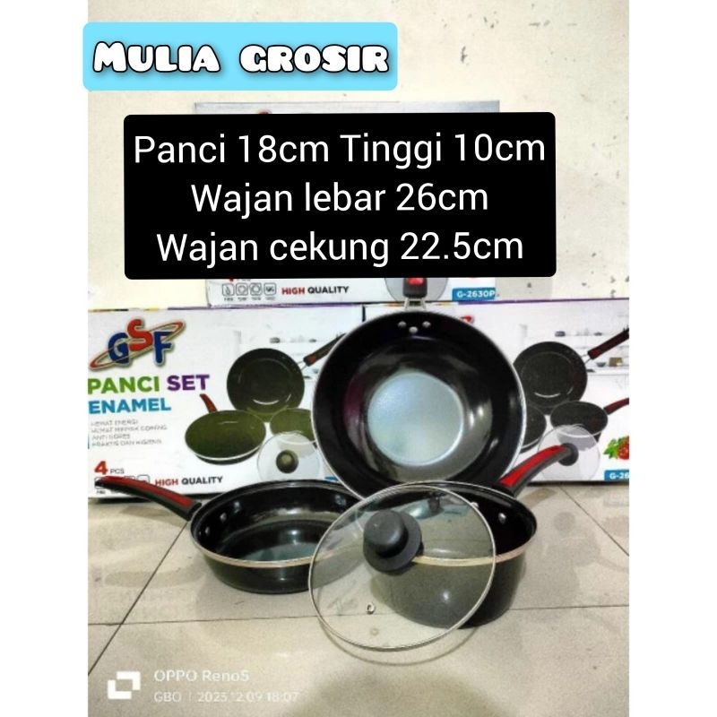 Panci Set Gsf isi 4pcs 2630