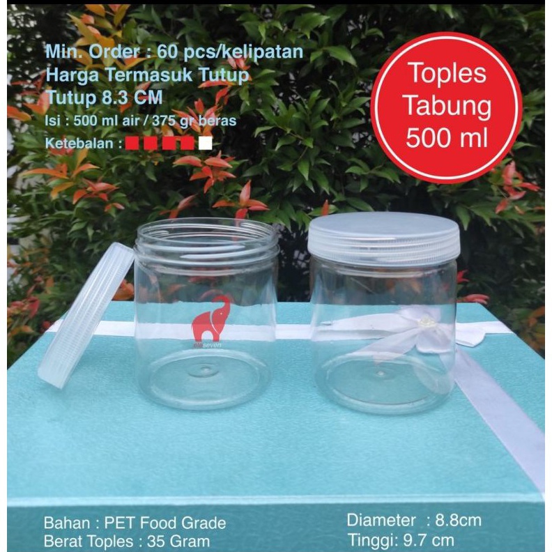 COD Toples Tabung Silinder 6 ml ISI 6 FREE KARDUS  Toples Plastik 5ml 5 ml 6 ml 6ml  Toples Kue Snac