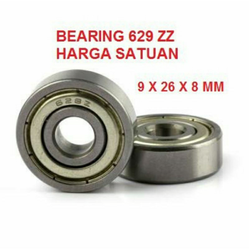BEARING 629ZZ 629 ZZ 629Z MINIATUR BALL BEARING