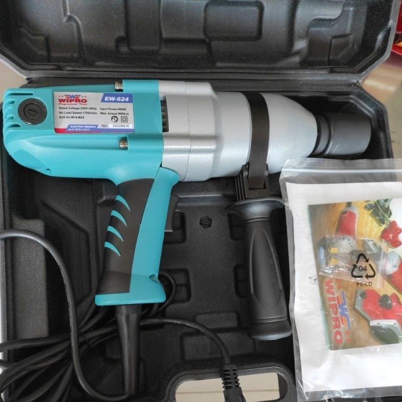 Wipro EW-624 Impact listrik 3/4" alat buka baut impact wrench 3/4 inci 600Watt