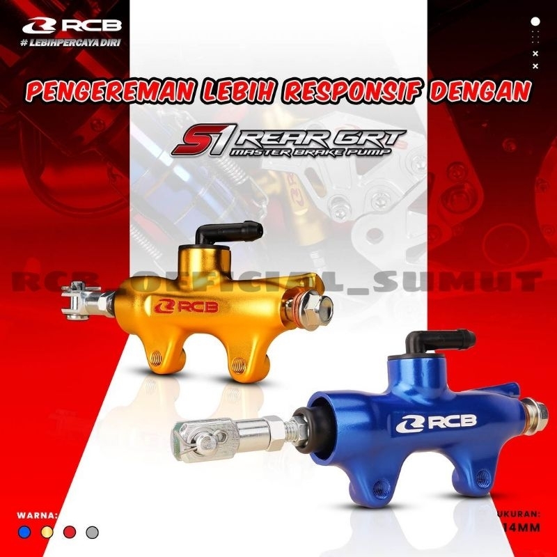 BRAKE PUMP S1 GRT REAR RCB