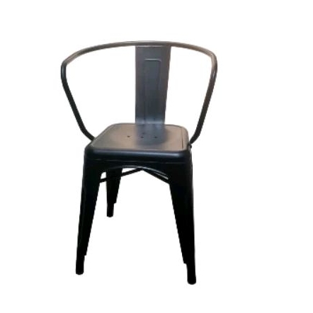 Kursi cafe besi / Kursi makan besi / Kursi resto besi sandar