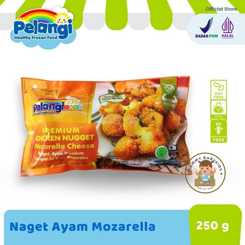 

Chicken Nugget Mozarella Cheese PELANGI ANAK TANPA MSG TANPA PENGAWET