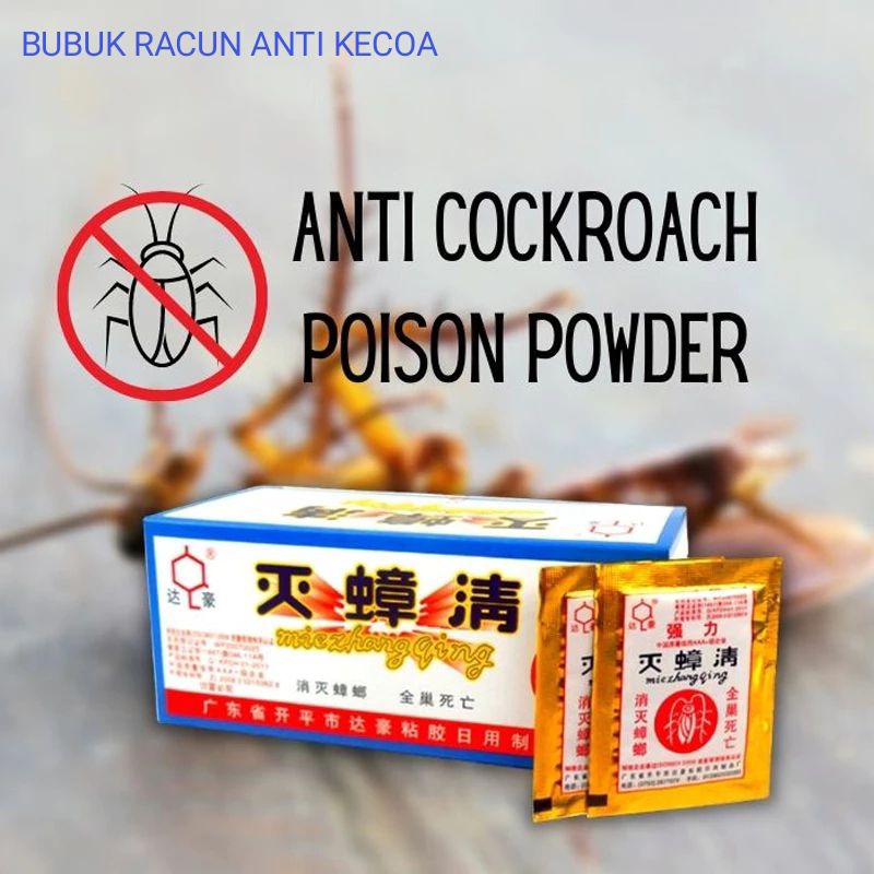 Racun Kecoa Super Ampuh MieZhangQing Original Serbuk Pembasmi Kecoa