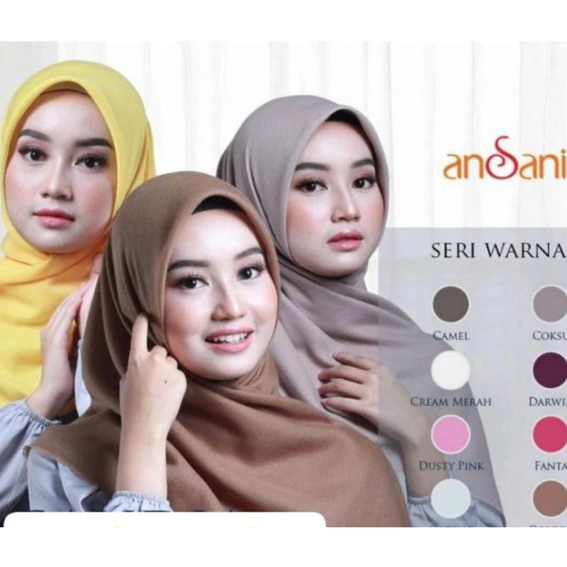 SINAR ANSANIA | KERUDUNG SINAR ANSANIA | HIJAB SEGIEMPAT | JILBAB SINAR ANSANIA| HIJAB MEDAN