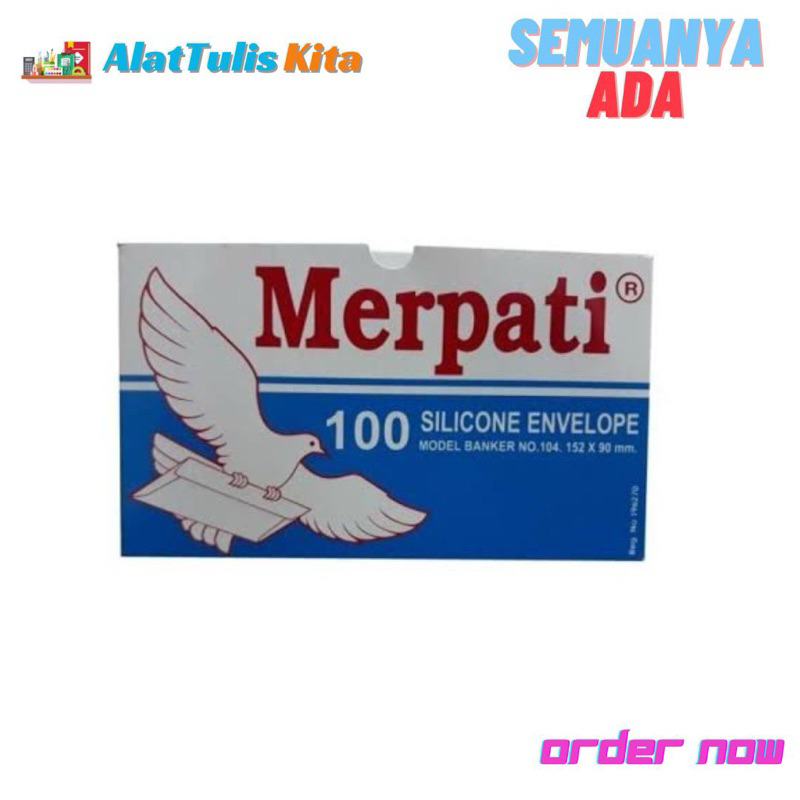 

Amplop Merpati Biru 104 Tanggung + Lem 152x90mm