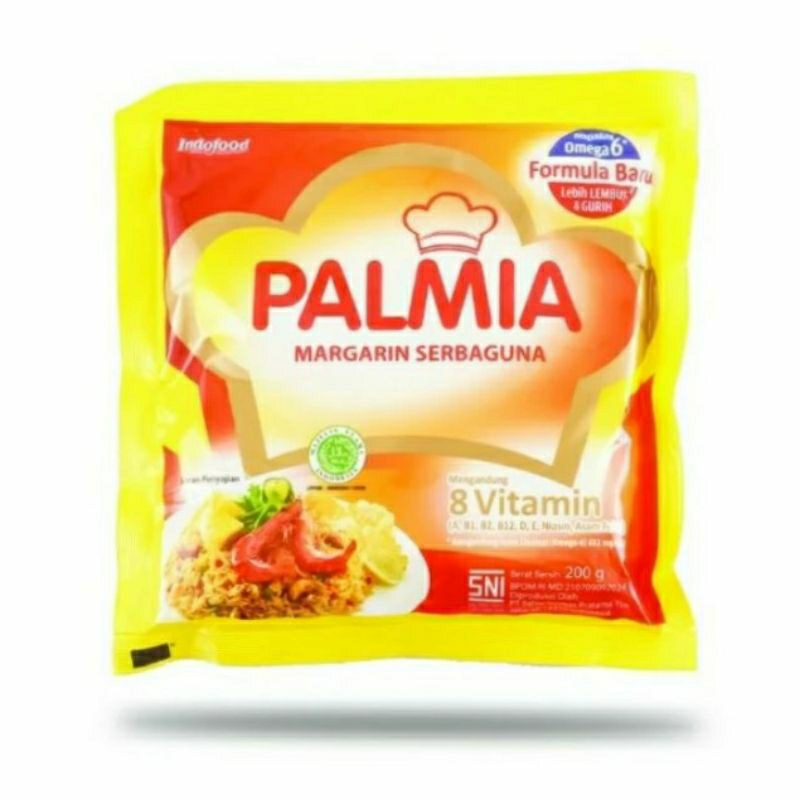 

Margarin Palmia 200gr Margarin Serbaguna | PALMIA