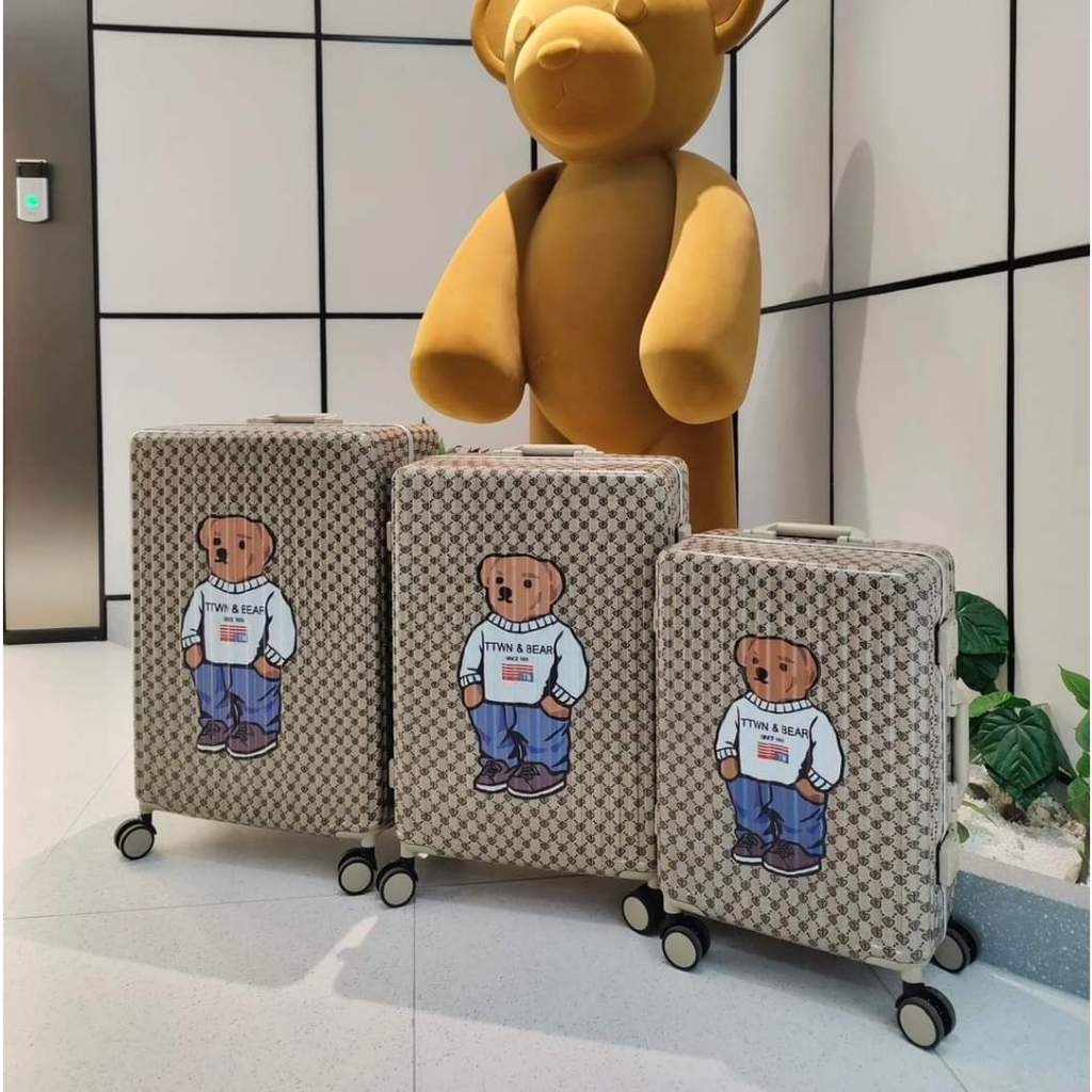 KOPER TTWN BEAR ORIGINAL - LUGGAGE SUITCASE CABIN TRAVEL - TTWNBEAR - KOPER
