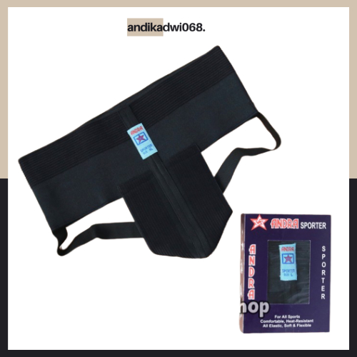 [DISKON] SUPPORTER ANDRA / KORSET CELANA PRIA OLAHRAGA / Celana Dalam Olahraga Supporter Full Brief 