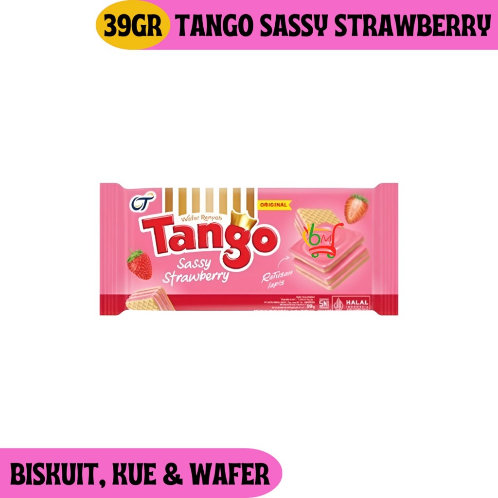 

Tango Sassy Strawberry Wafer Renyah dari Orang Tua Kemasan Ekonomis