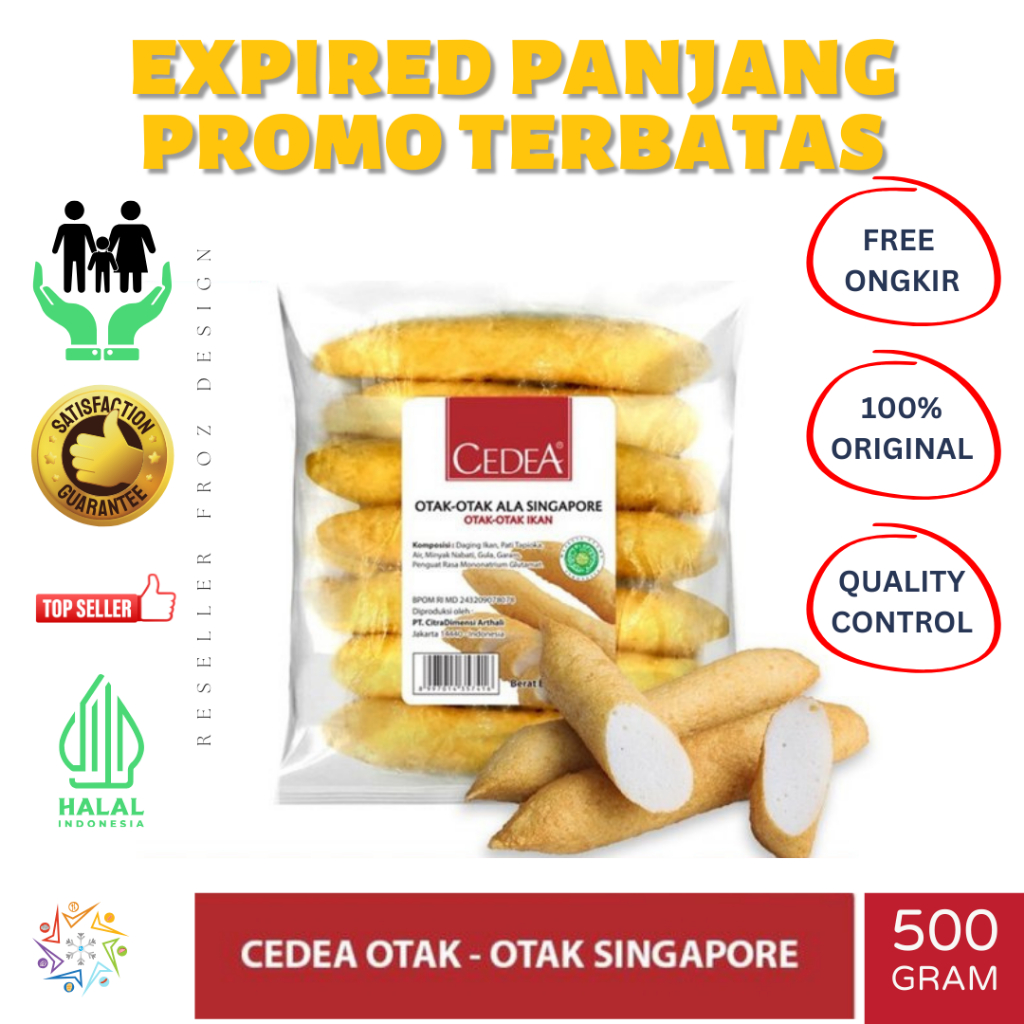 

CEDEA OTAK OTAK SINGAPORE 500GR | OTAK OTAK SINGAPORE JUMBO CIDEA | OTAK OTAK BAKAR | OTAK OTAK IKAN