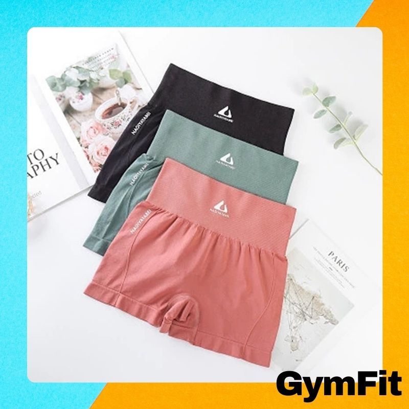 [GYMFIT] 1063 Celana Korset Pinggang Tinggi Wanita Korset Olahraga Yoga Gym Fitness Aerobik Zumba Be