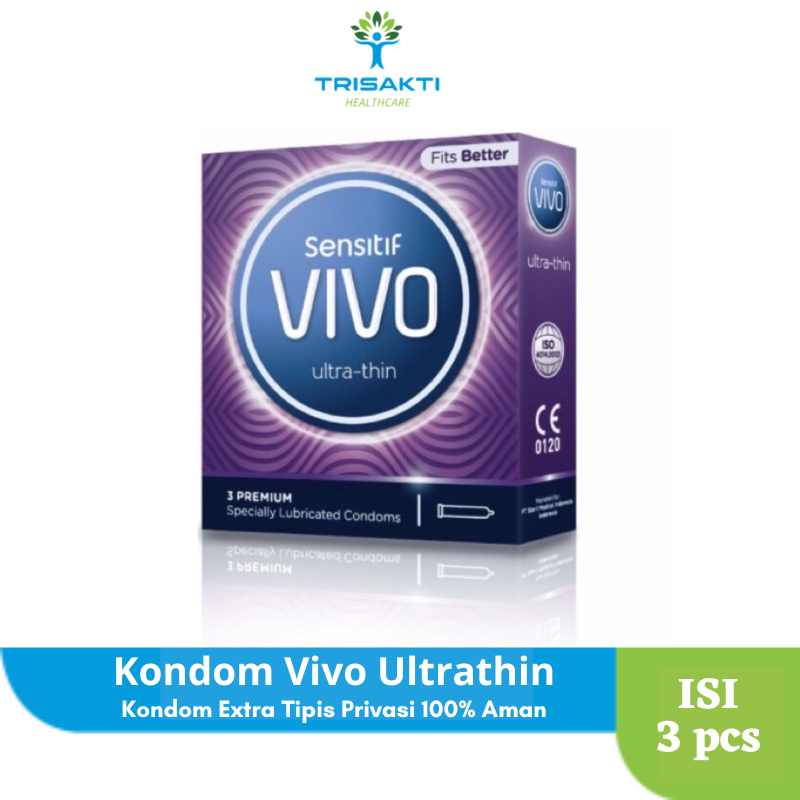 Kondom Vivo Ultra Thin Isi 3 Pcs Condom Tipis