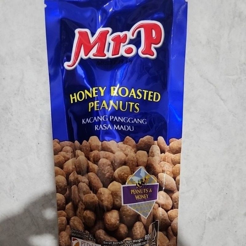 

Mr. P Honey Roasted Peanuts 80gr