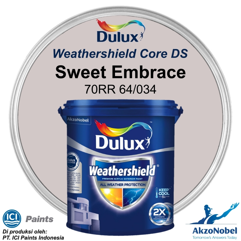 CAT DULUX WEATHERSHIELD 2.5 LT - SWEET EMBRACE 70RR 64/034