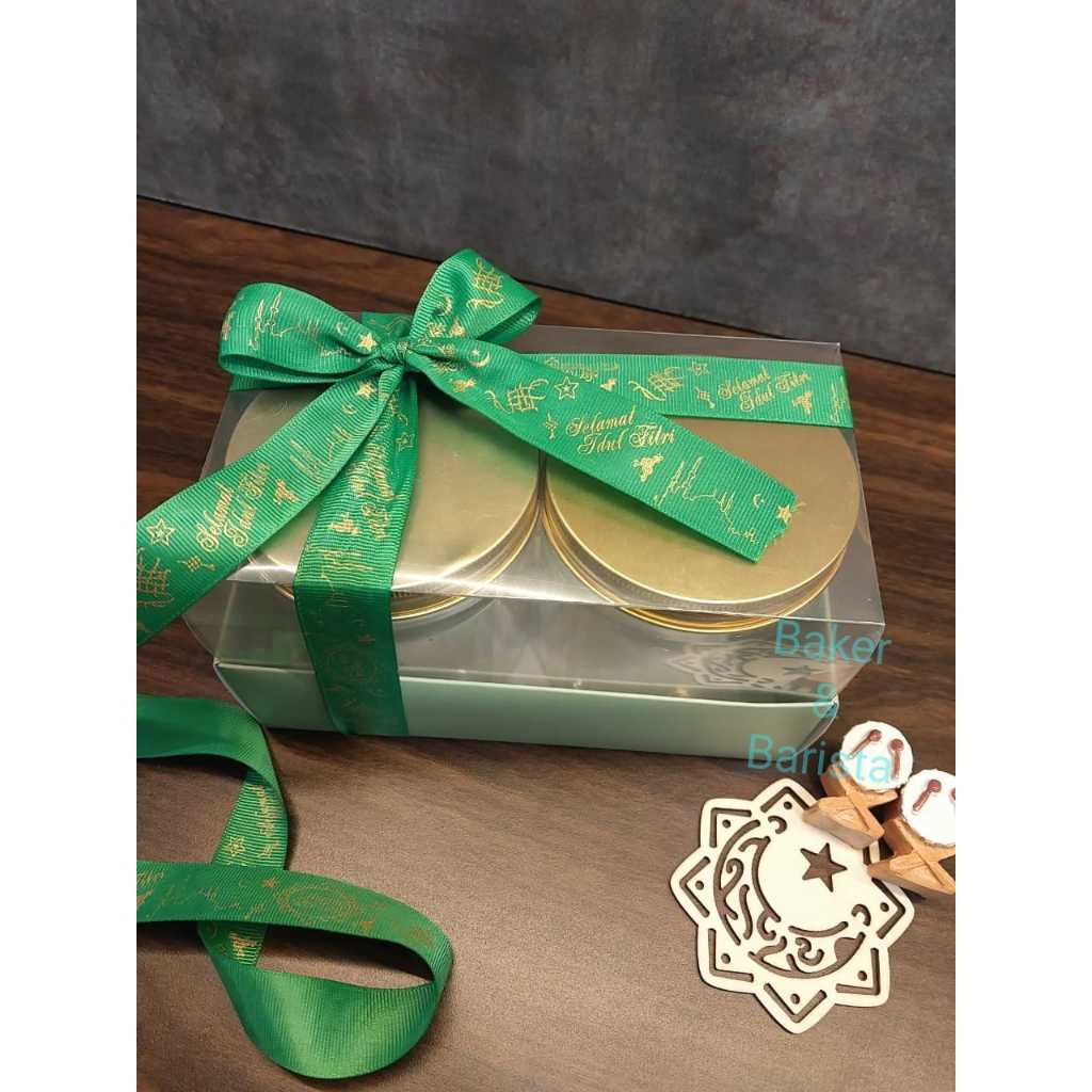 

Box Mika Rectangular Green /White/ Cream / Pink Box Hampers gift Kado lebaran eid fitri