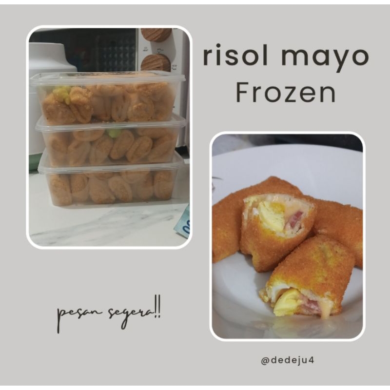 

risol Frozen mayo dan ragout sayur khusus daerah Garut dan bandung