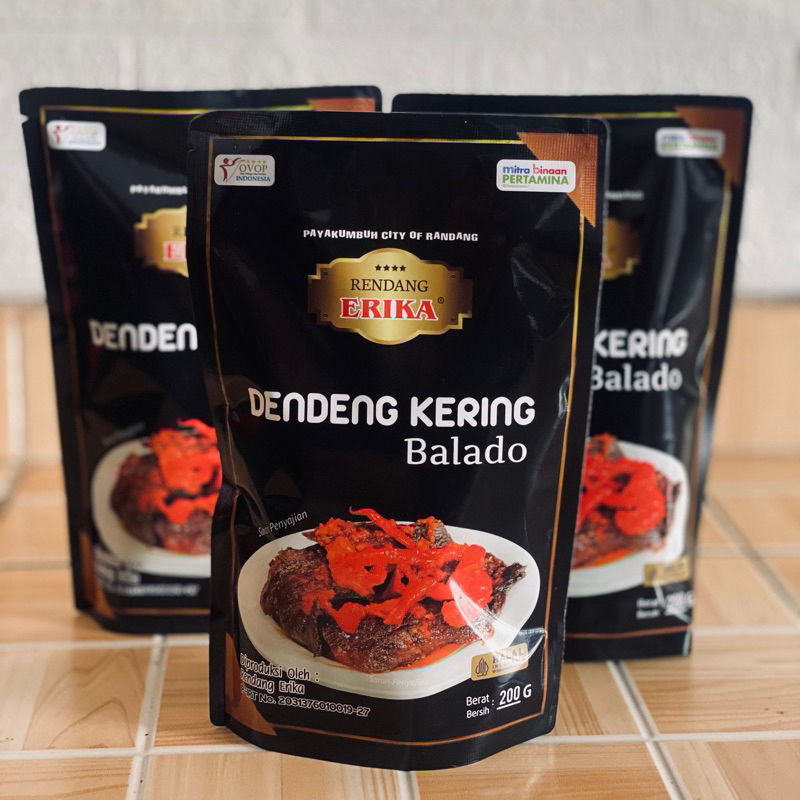 Dendeng Balado kering