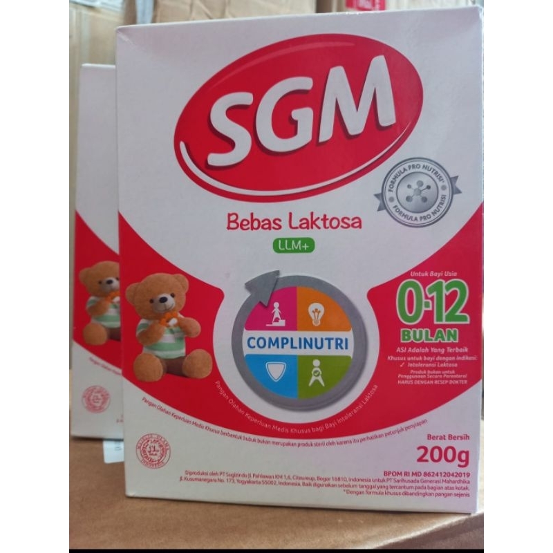 SGM LLM+ BEBAS LAKTOSA 200 gr