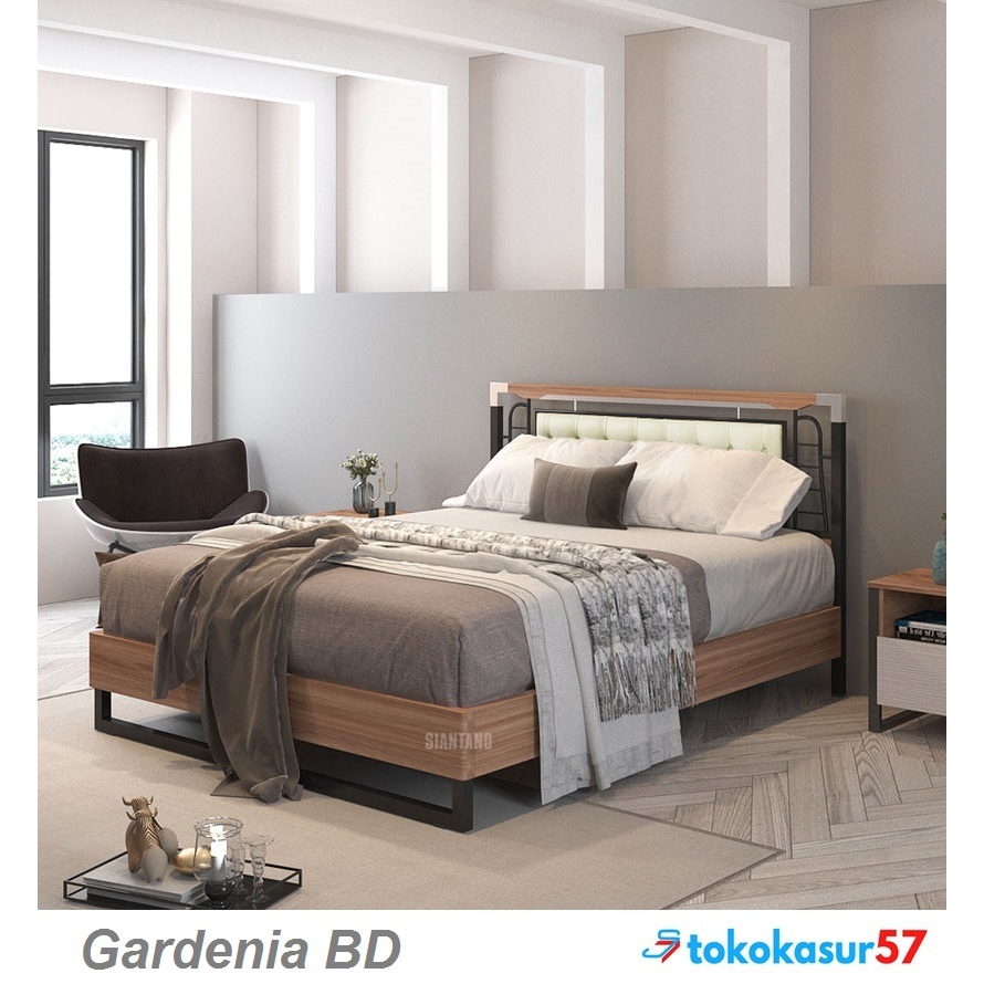 Tempat Tidur - Ranjang Besi - BED GARDENIA Siantano