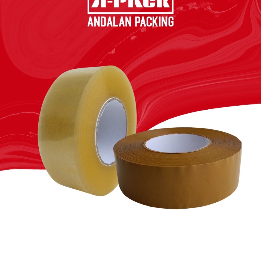 

Terbaru Lakban Jumbo Bening Laban Jumbo Cokelat GIANT 2inch 45mm x 5yard